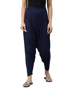 patiala pants with elasticated waist