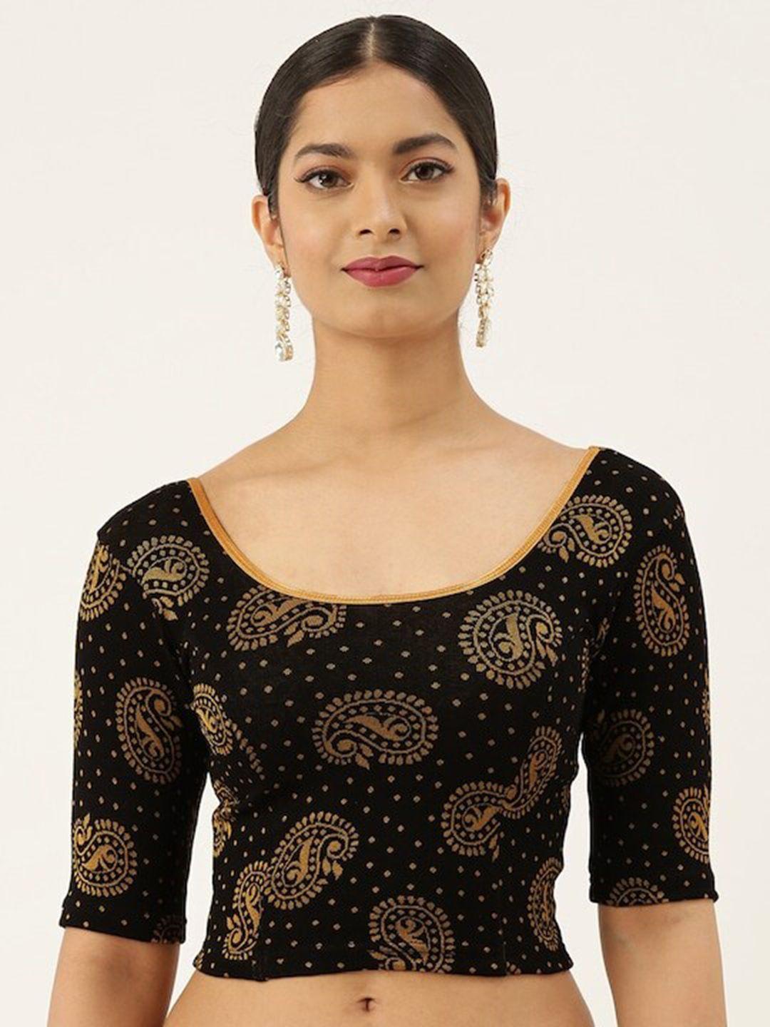 patlipallu printed cotton designer saree blouse