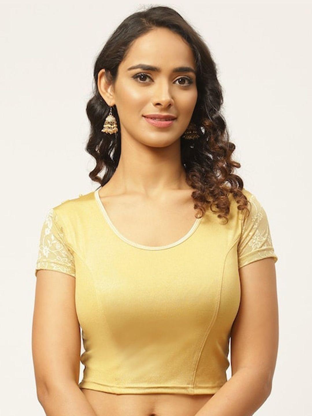 patlipallu stretchable cotton saree blouse