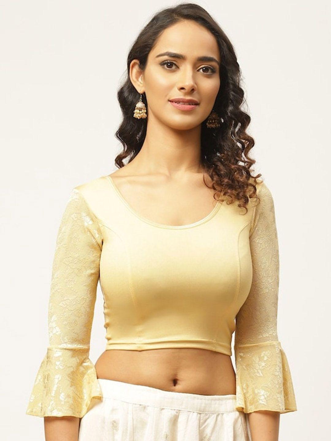 patlipallu stretchable velvet saree blouse
