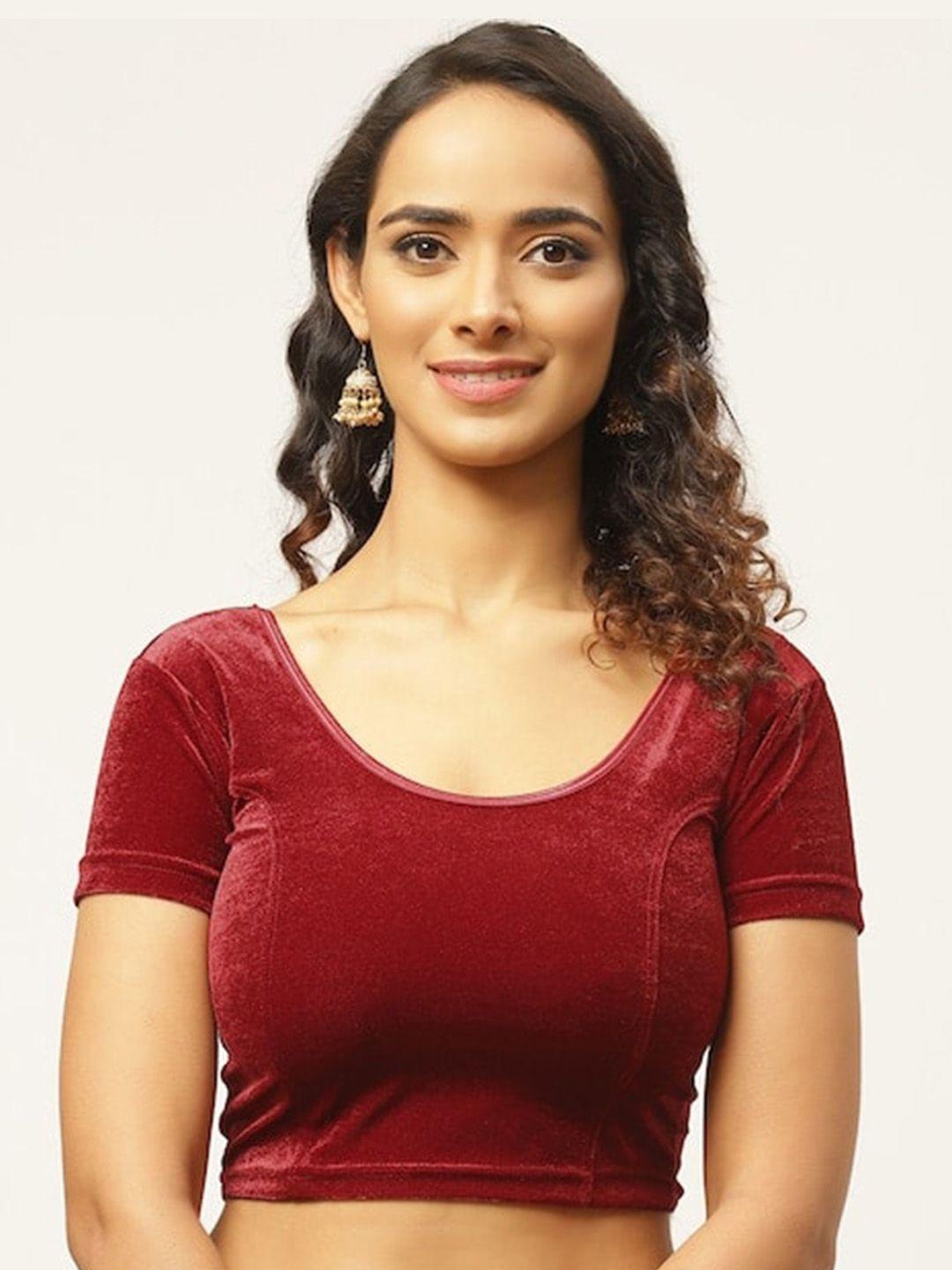 patlipallu velvet stretchable blouse