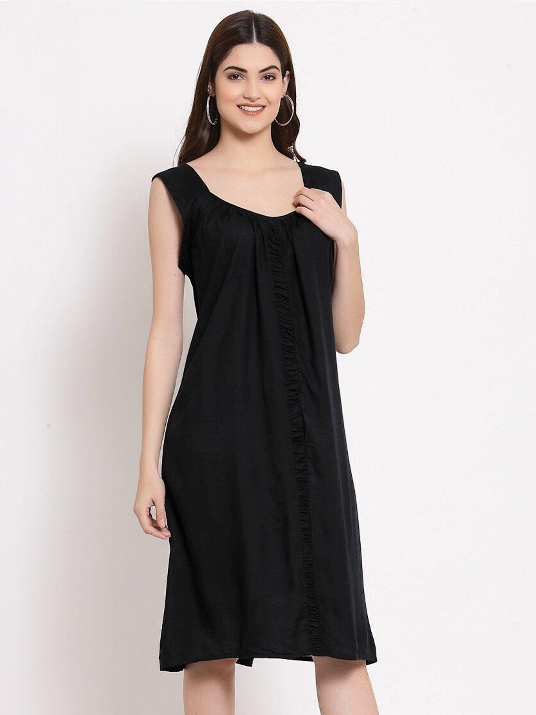 patrorna sleeveless a-line cotton dress