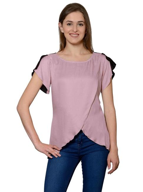 patrorna baby pink regular fit top