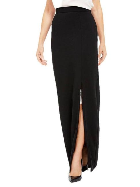 patrorna black maxi skirt