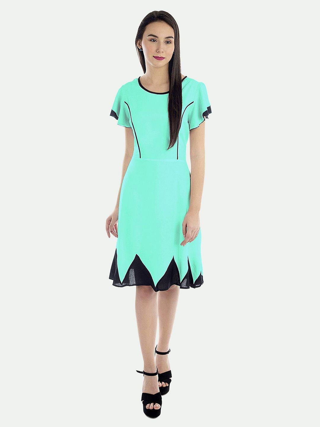 patrorna colourblocked cotton dress