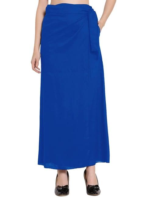 patrorna dark blue maxi skirt