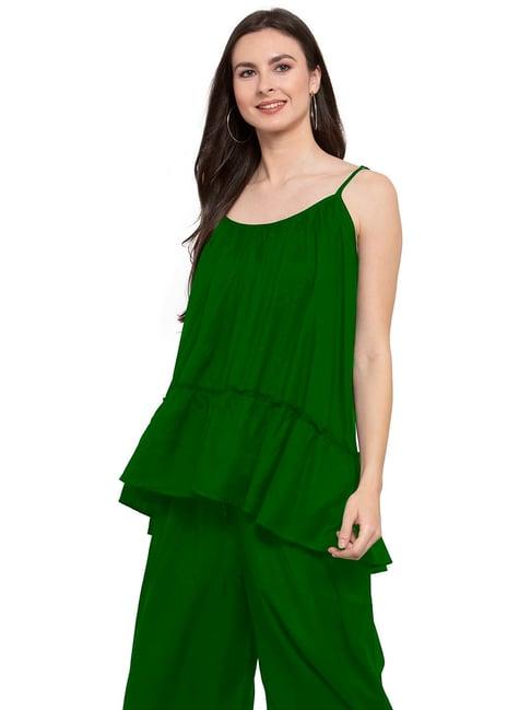 patrorna dark green top