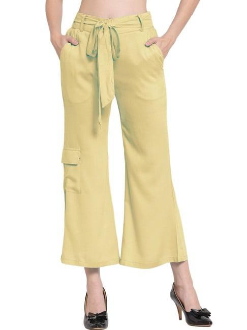 patrorna gold mid rise relaxed fit cargo trousers