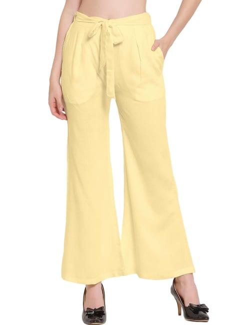 patrorna gold mid rise relaxed fit trousers