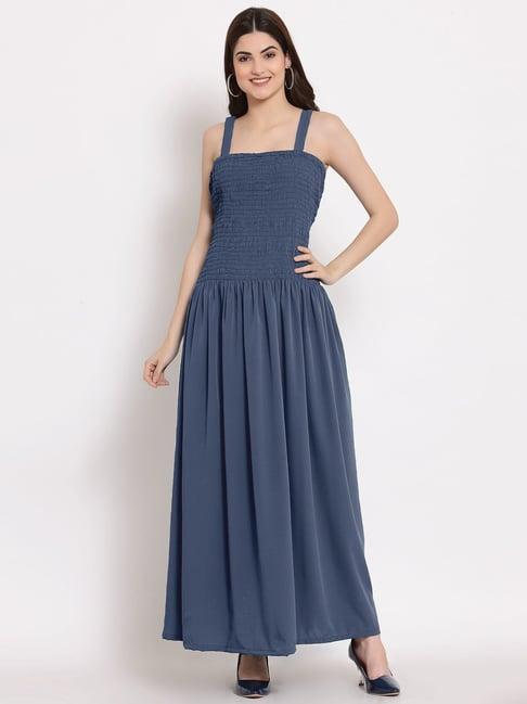 patrorna grey regular fit tulip gown