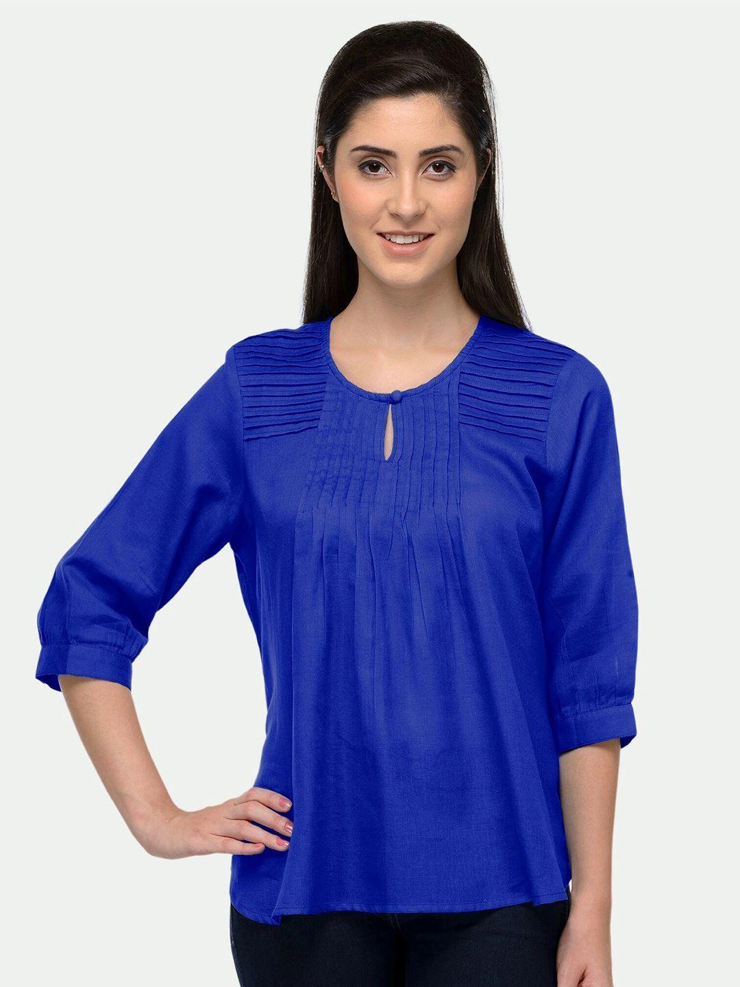 patrorna keyhole neck top