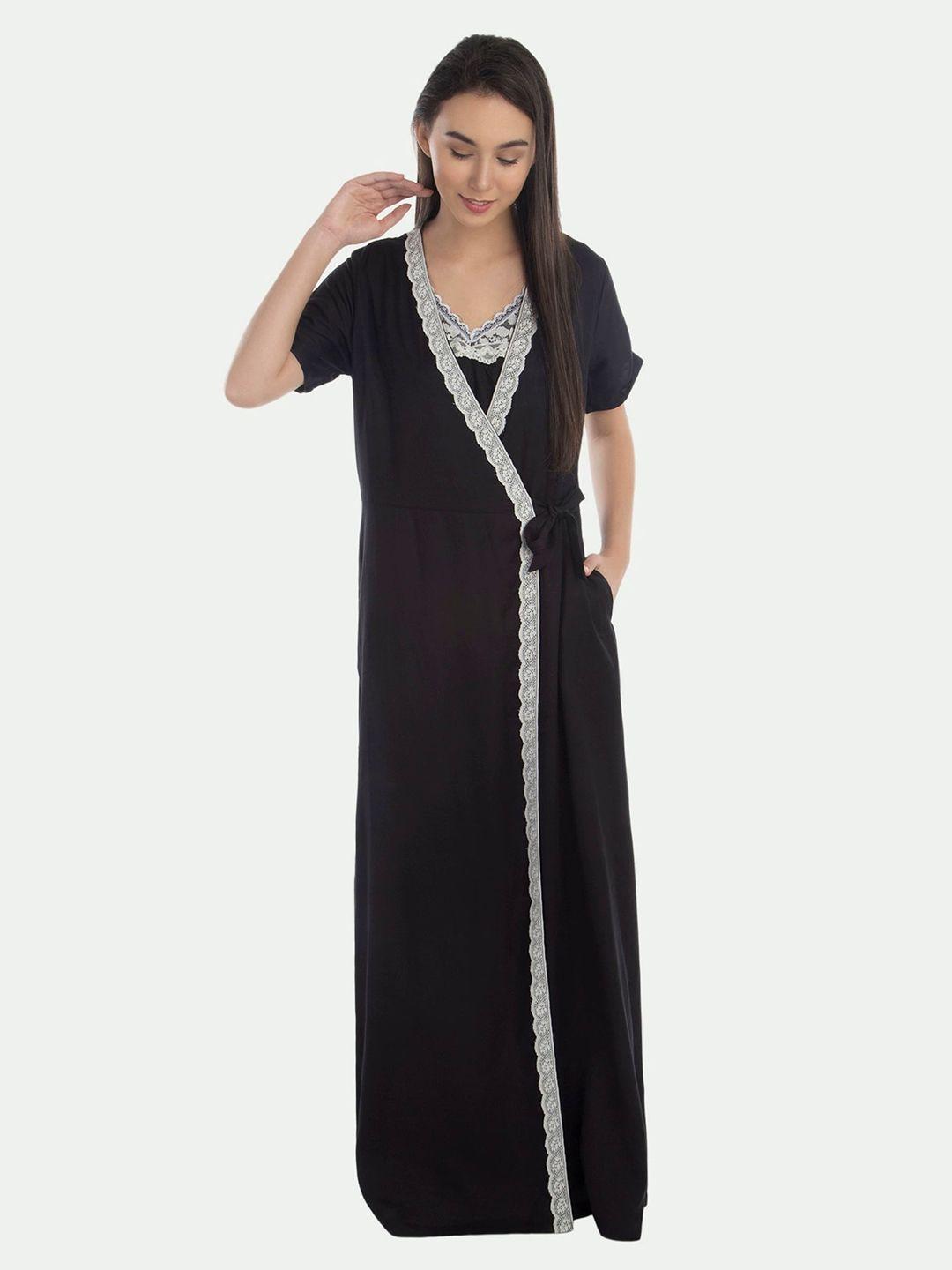 patrorna maxi nightdress with robe