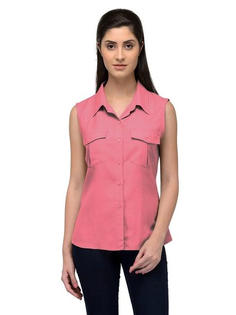 patrorna pink regular fit shirt