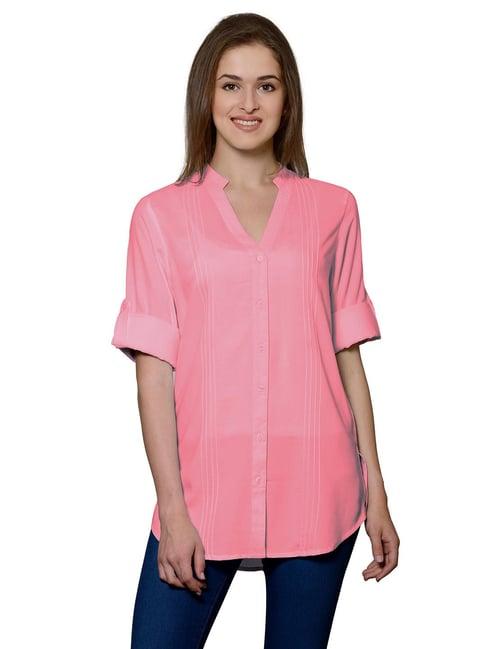 patrorna pink regular fit shirt
