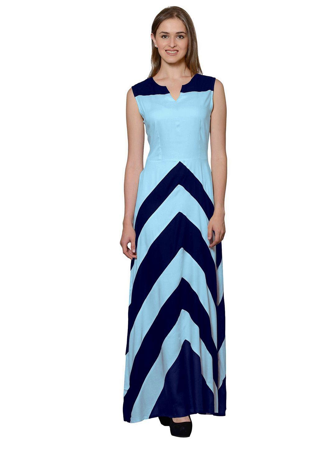 patrorna plus size colourblocked maxi cotton dress