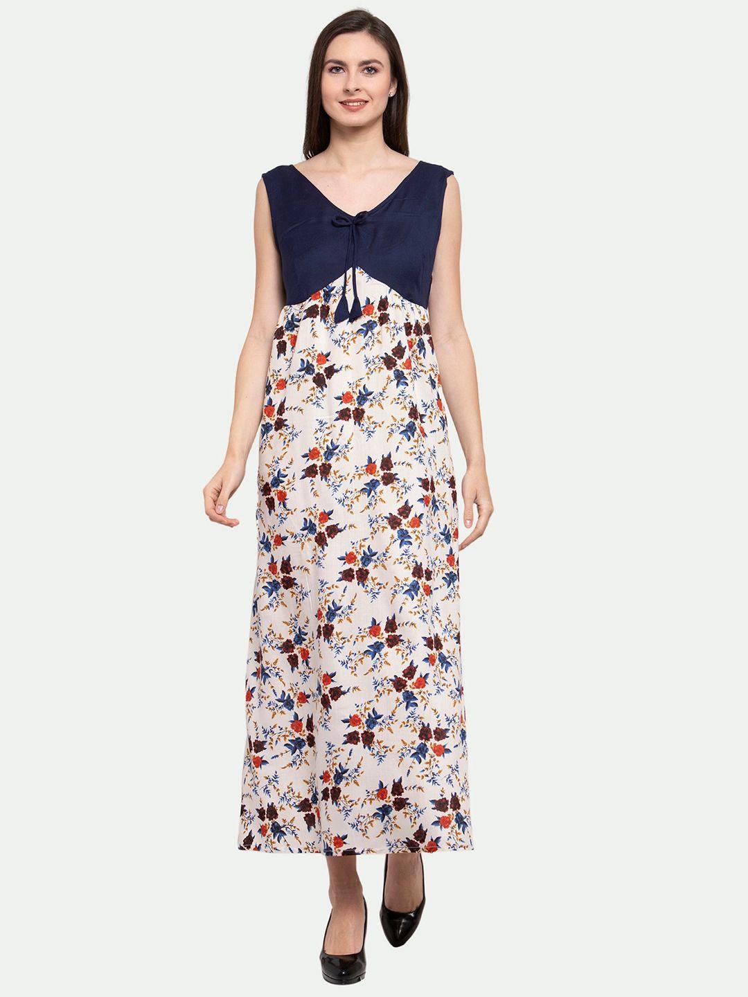 patrorna plus size floral printed maxi dress