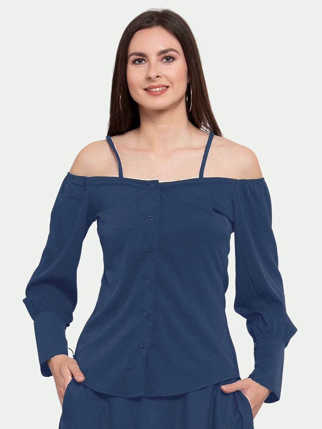 patrorna plus size off-shoulder top