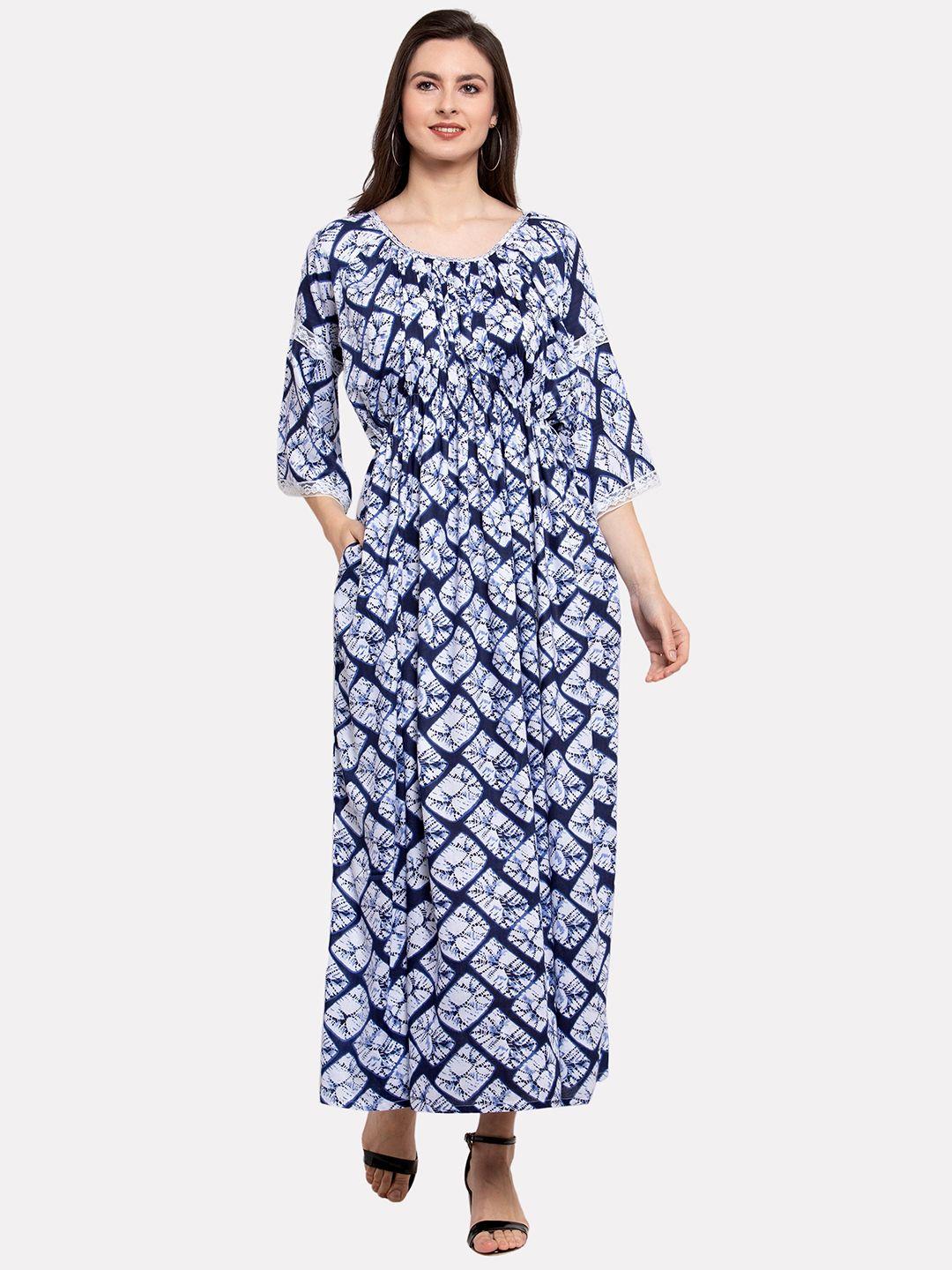 patrorna plus size printed maxi dress