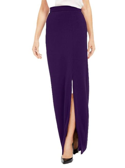 patrorna purple maxi skirt