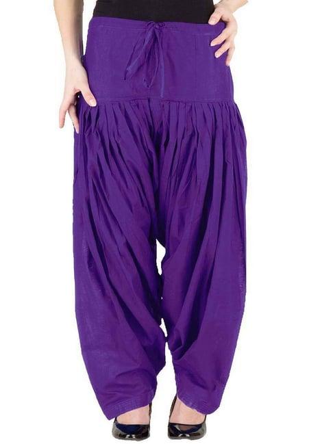 patrorna purple regular fit salwar