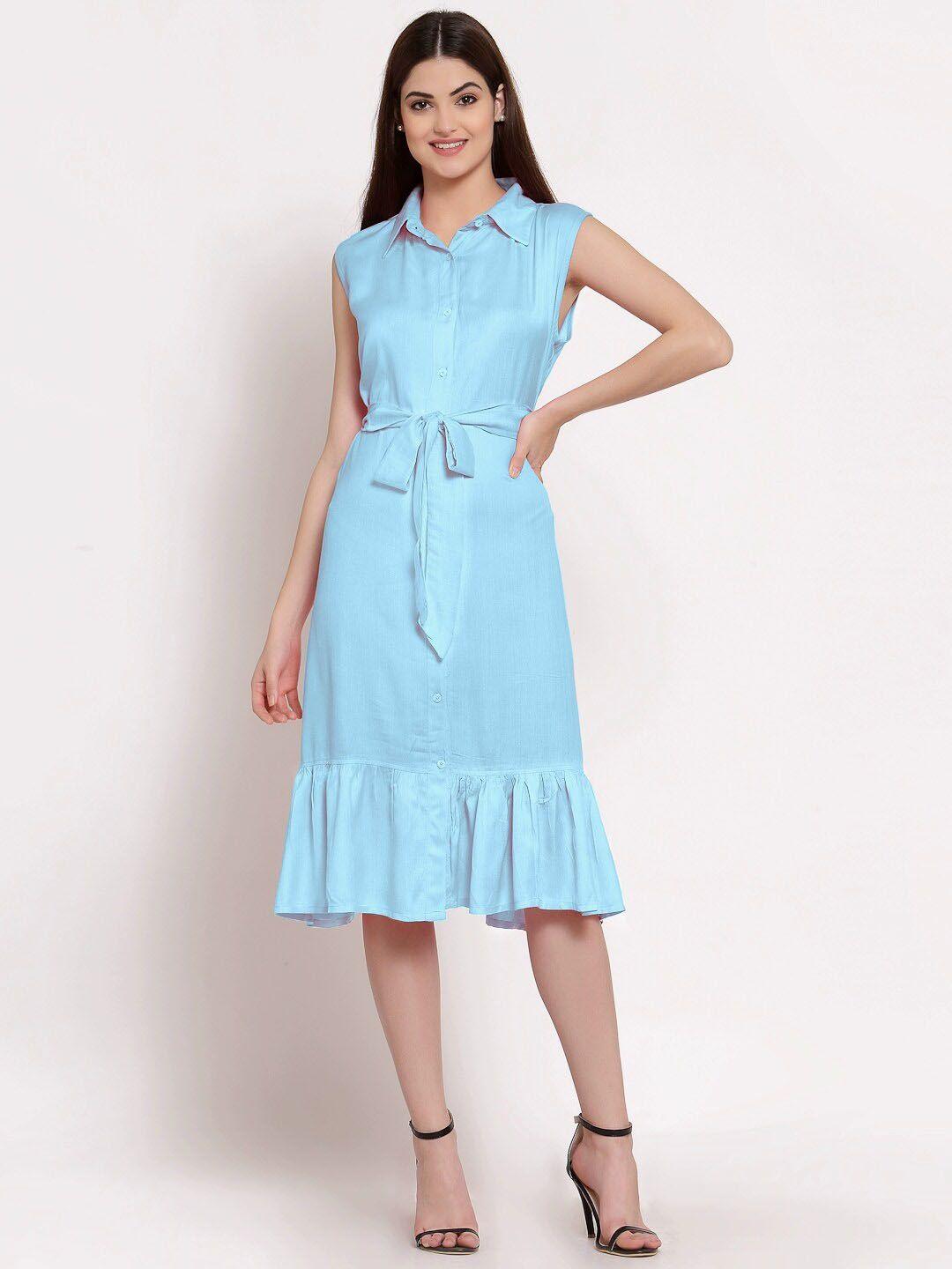 patrorna shirt midi cotton dress