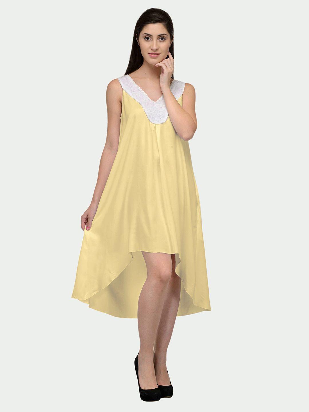 patrorna sleeveless a-line cotton dress