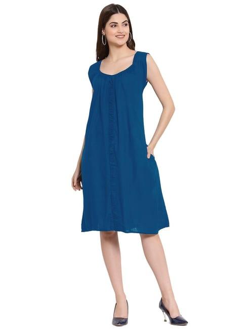 patrorna teal night dress