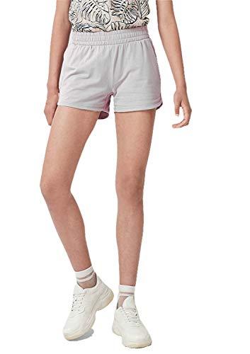 patrorna women's premium cotton sports shorts with lining (psl8a60_white_l)