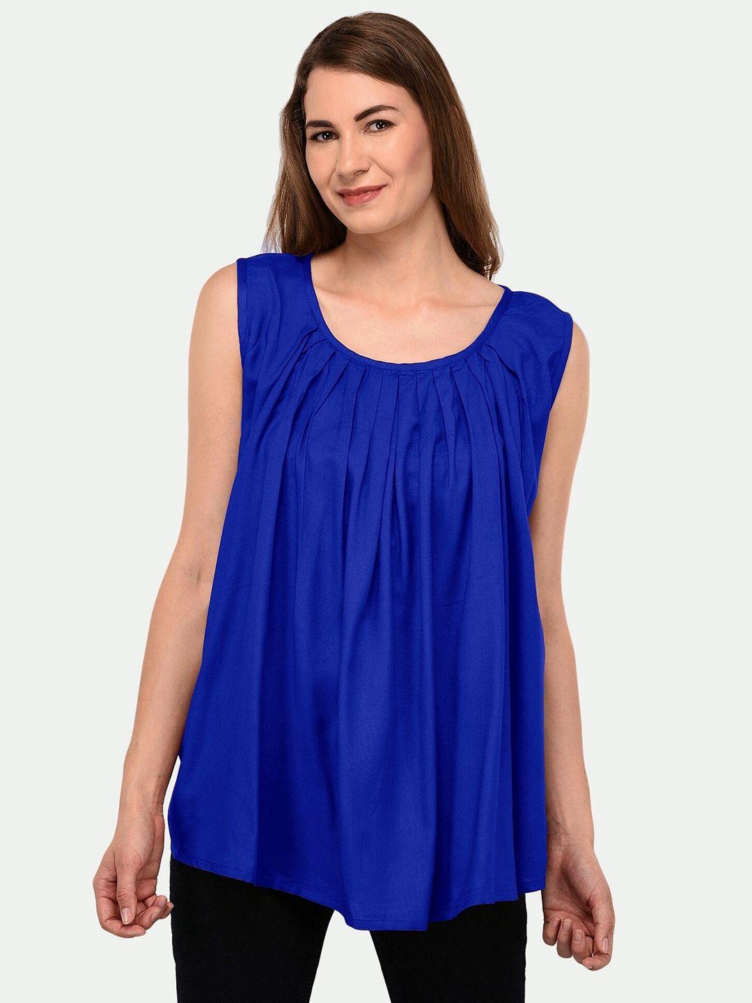 patrorna women blue top