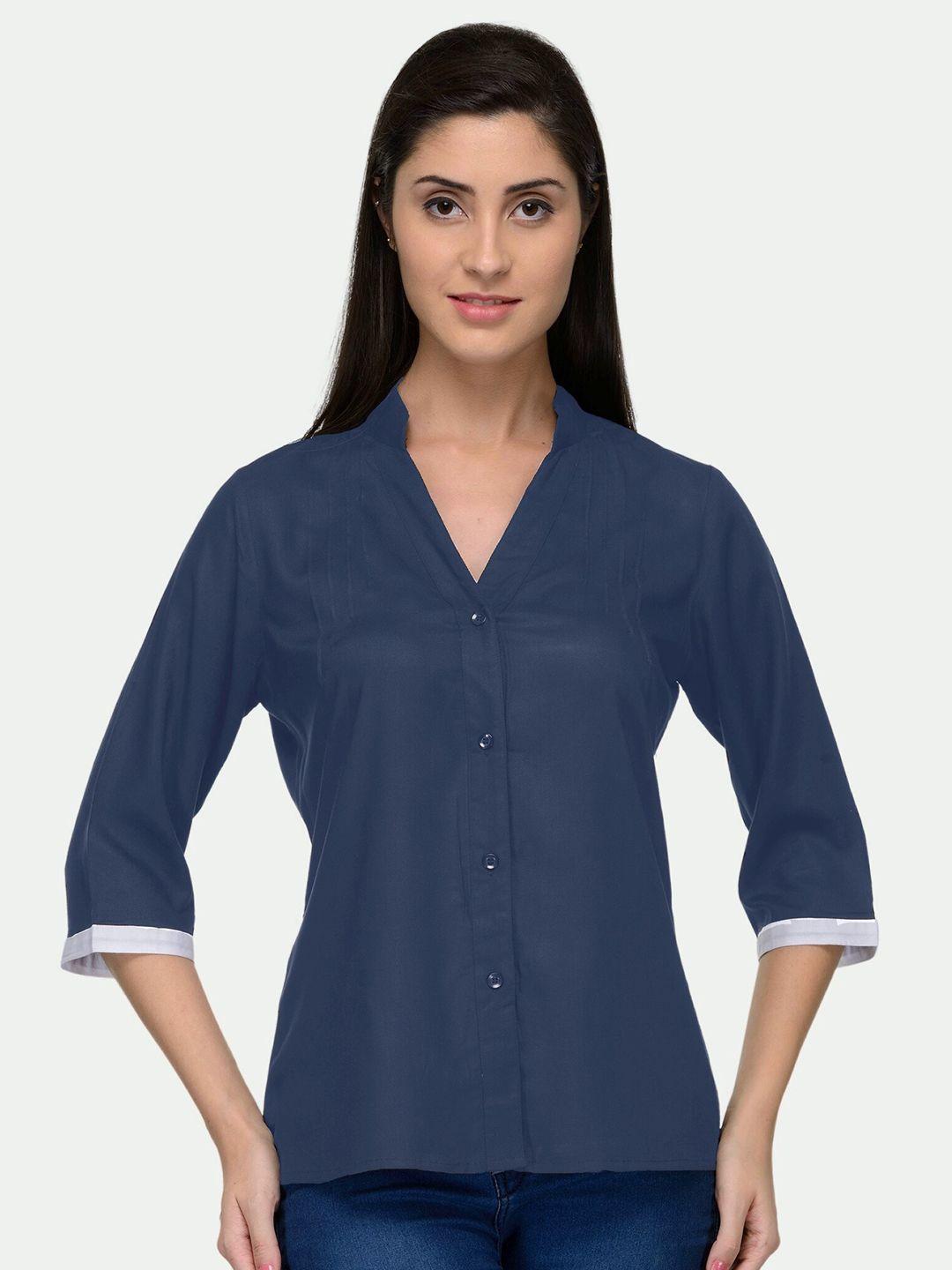 patrorna women grey comfort casual shirt