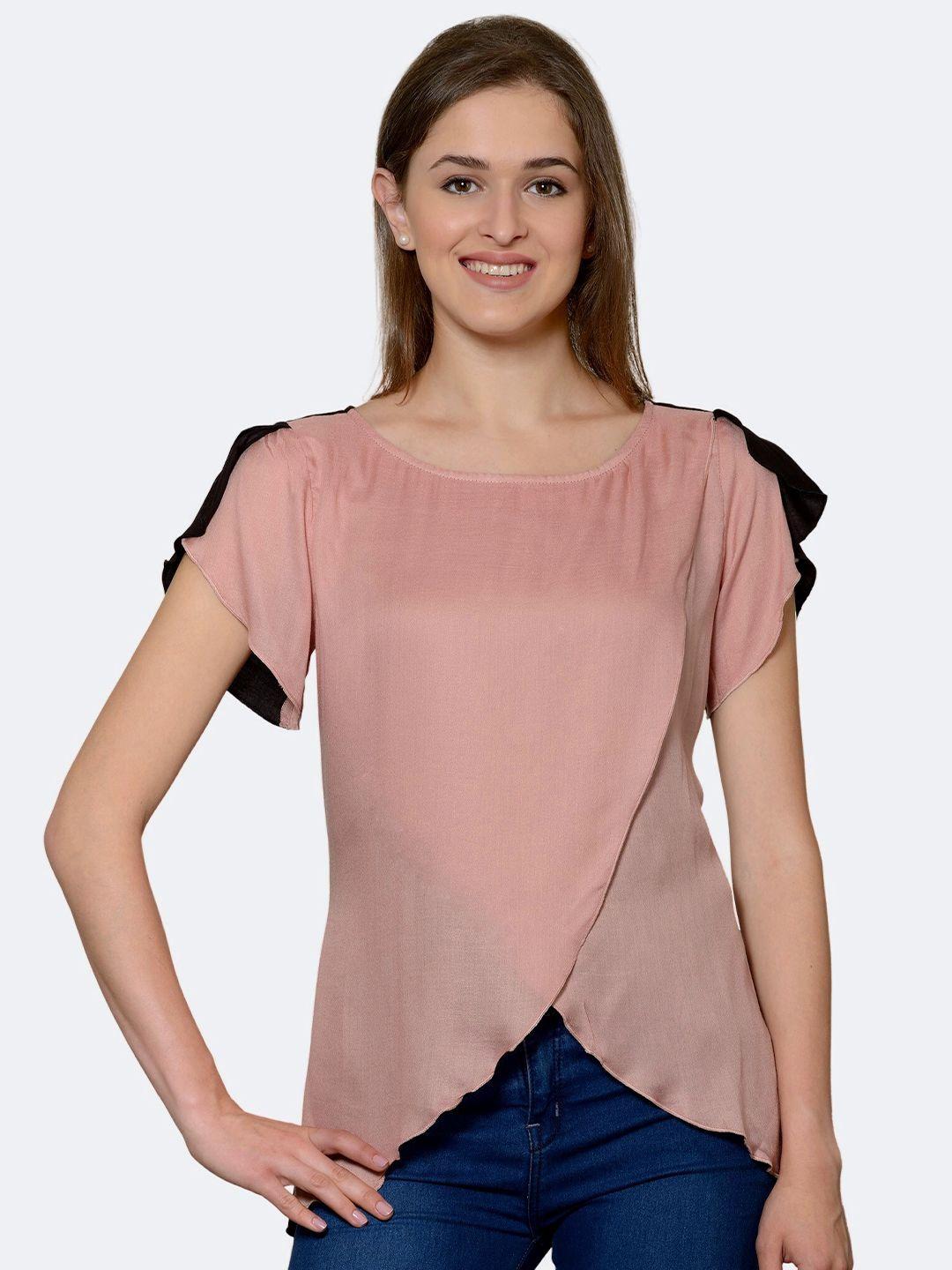 patrorna women layered wrap top