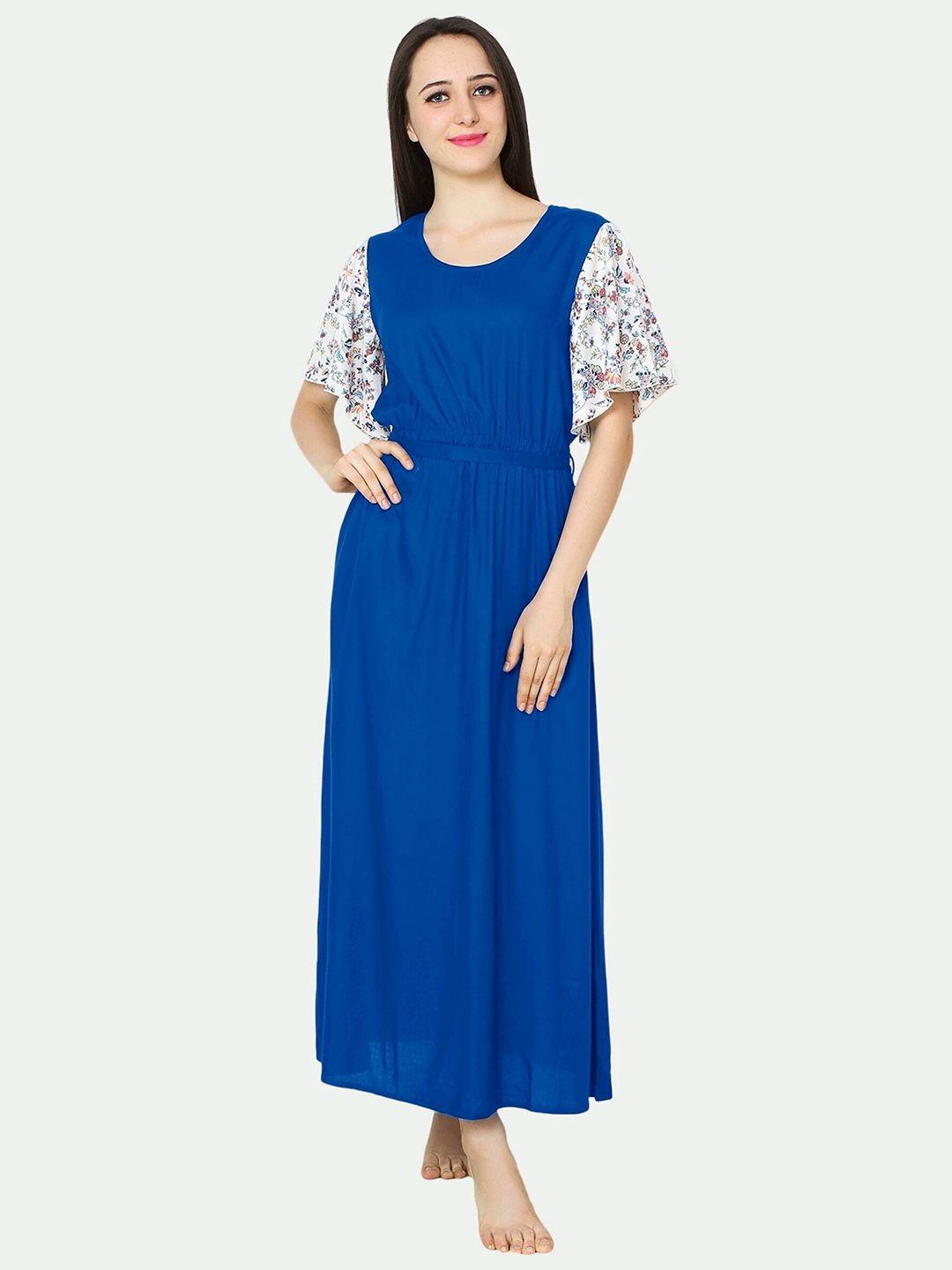 patrorna women solid a-line maxi dress