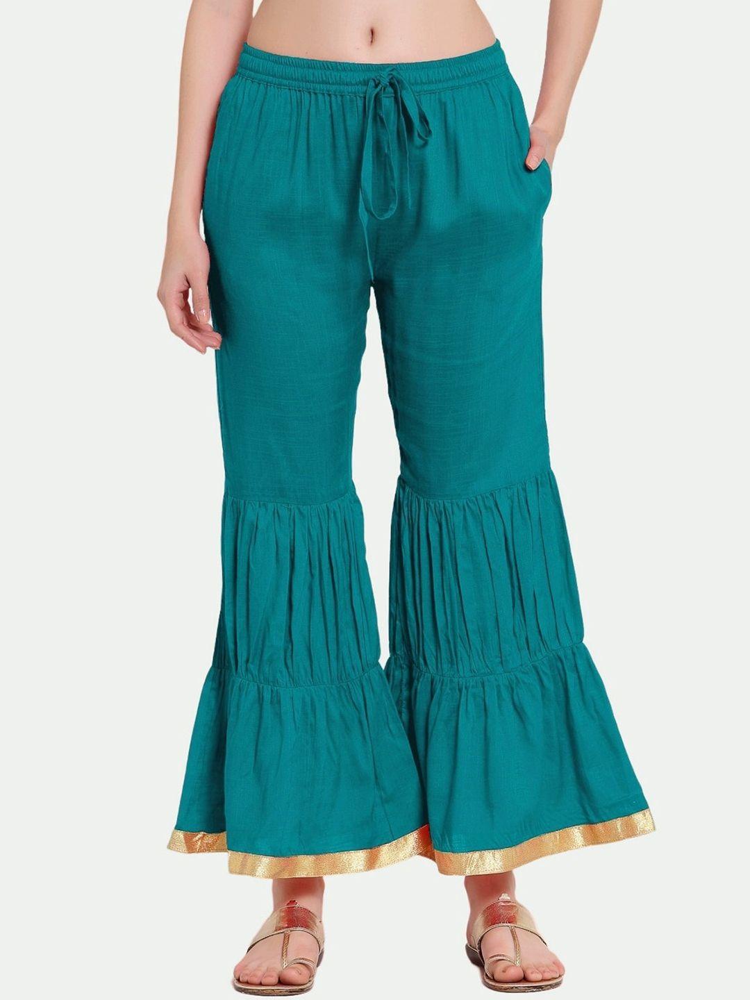 patrorna women wide-leg ethnic palazzos