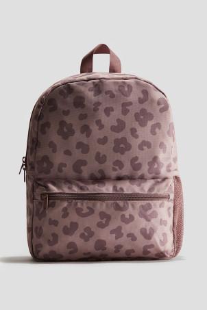 patterned backpack