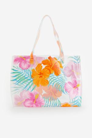 patterned shopper