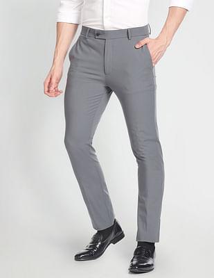 patterned weave jackson super slim trousers