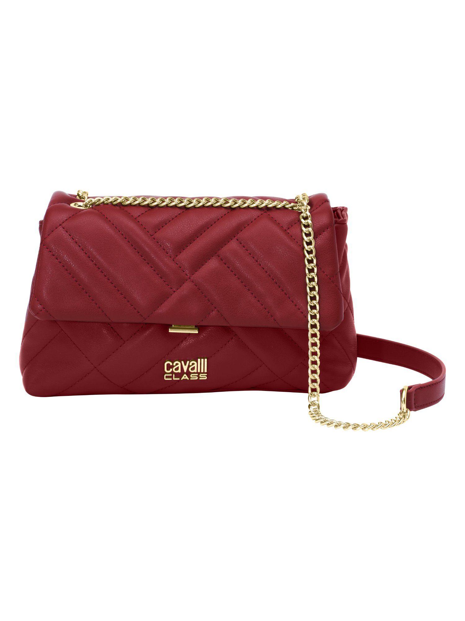 patty synthetic leather red sling bag