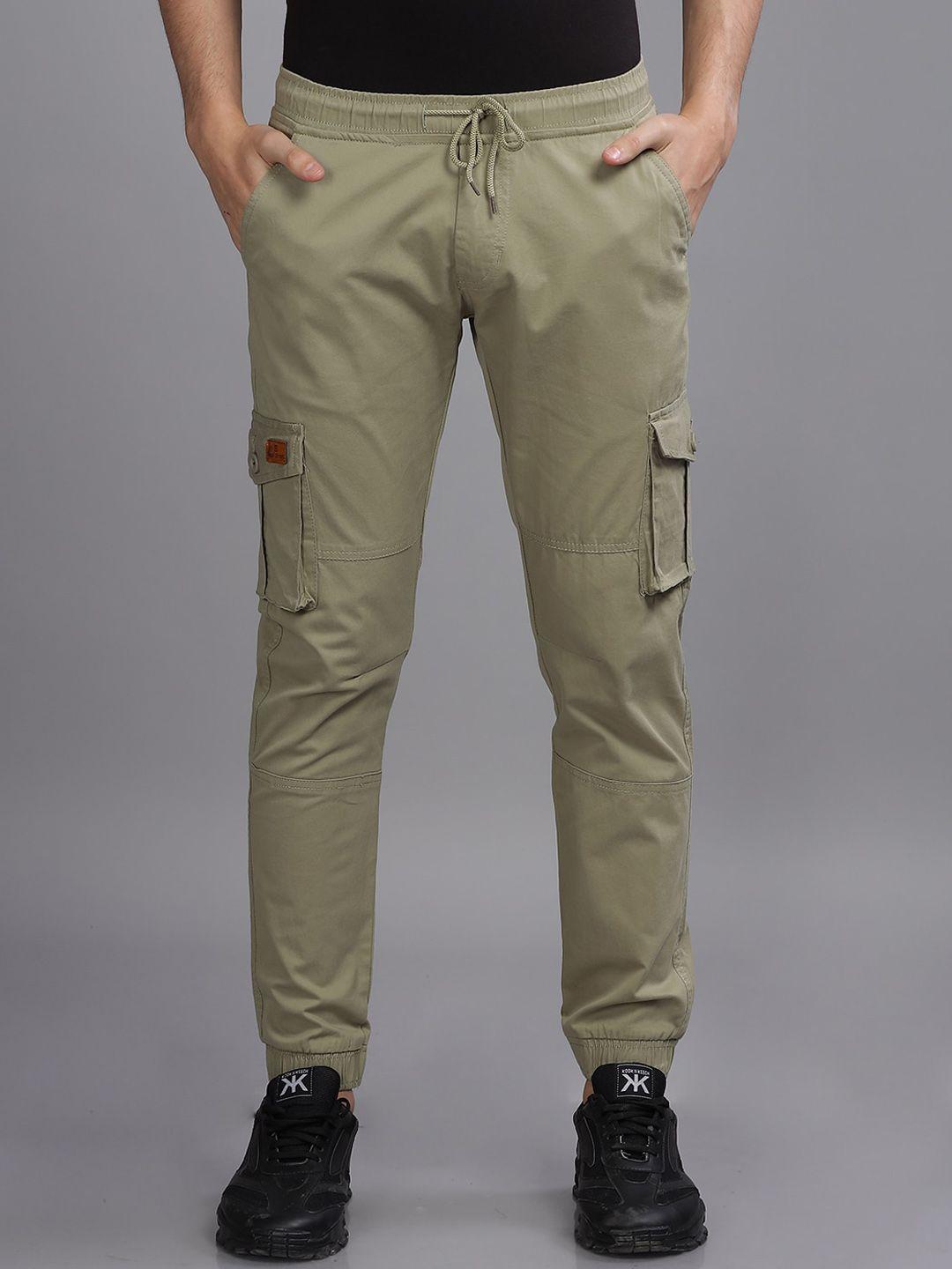 paul street men smart slim fit travel features cargo trousers