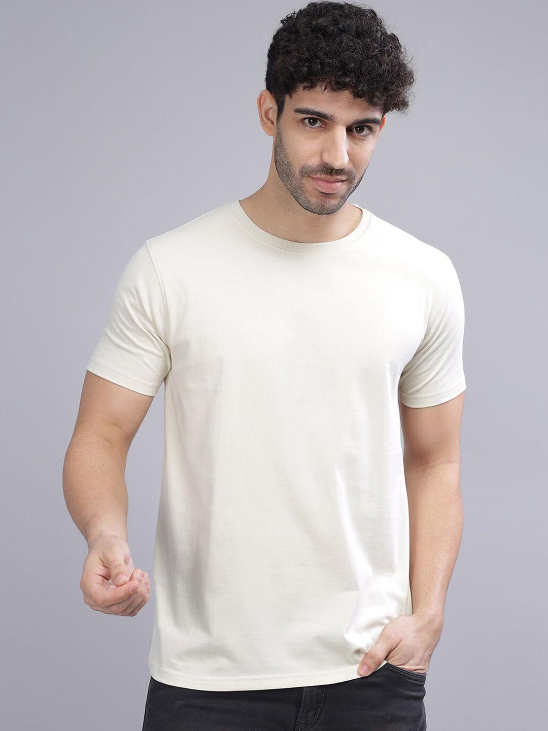 paul street round neck bio finish pure cotton slim fit sports t-shirt