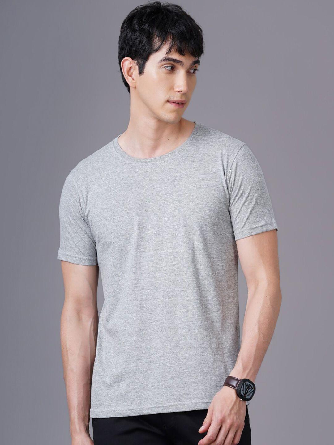 paul street round neck pure cotton bio finish slim fit t-shirt