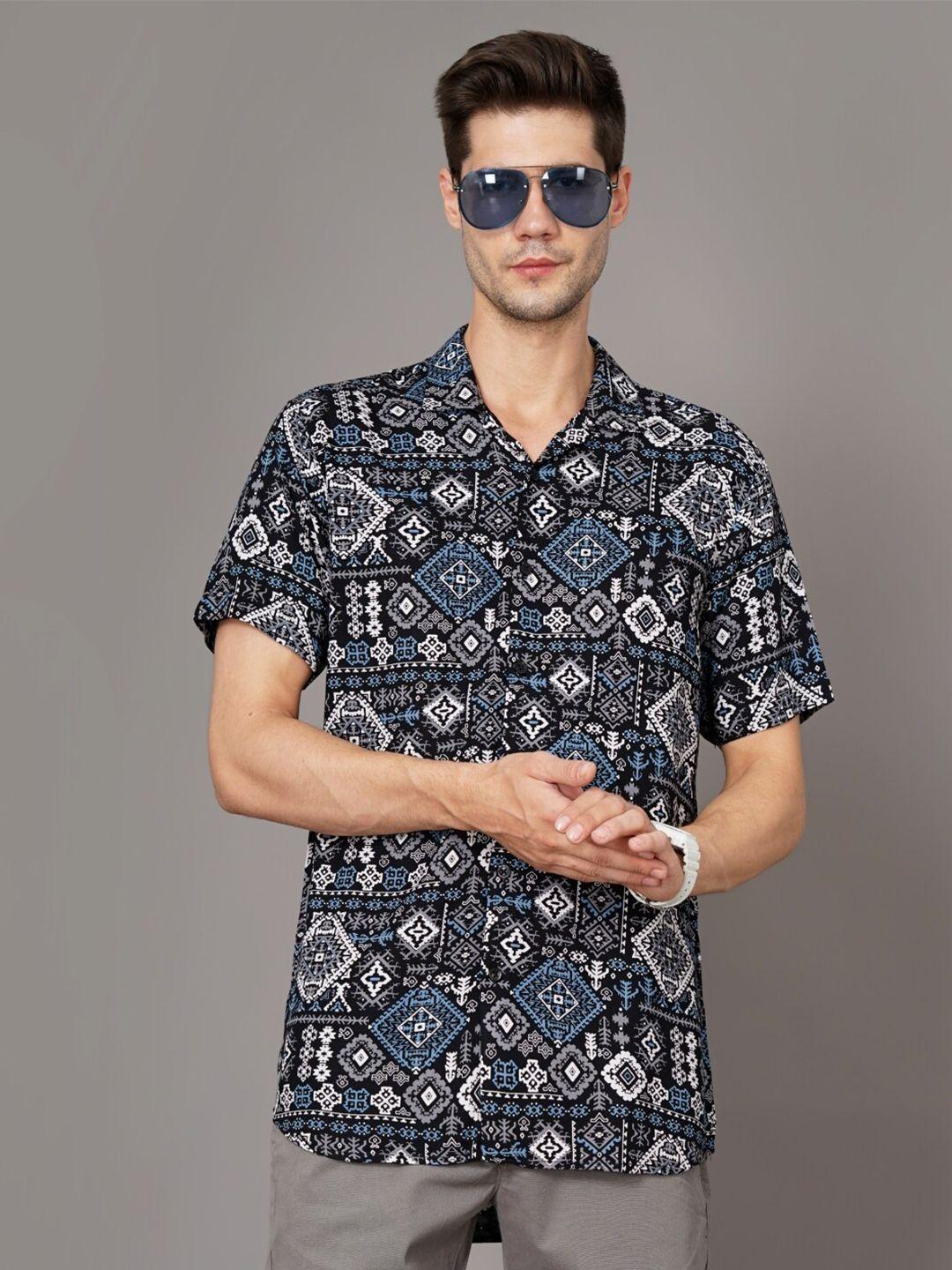 paul street standard ethnic motifs printed casual shirt