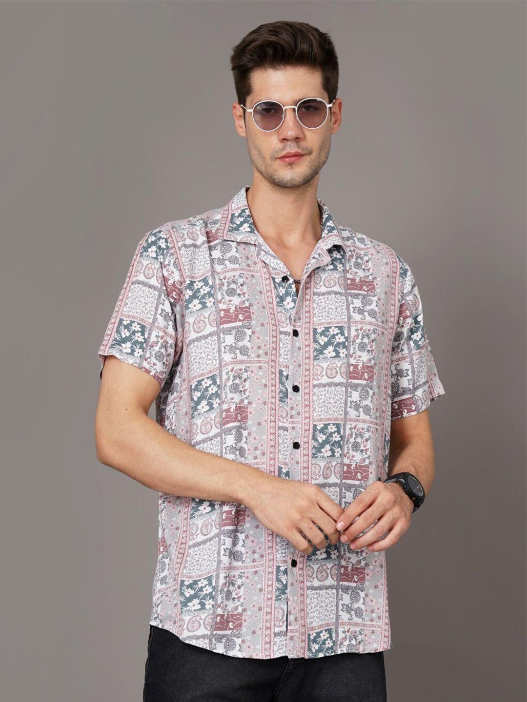 paul street standard ethnic motifs printed casual shirt