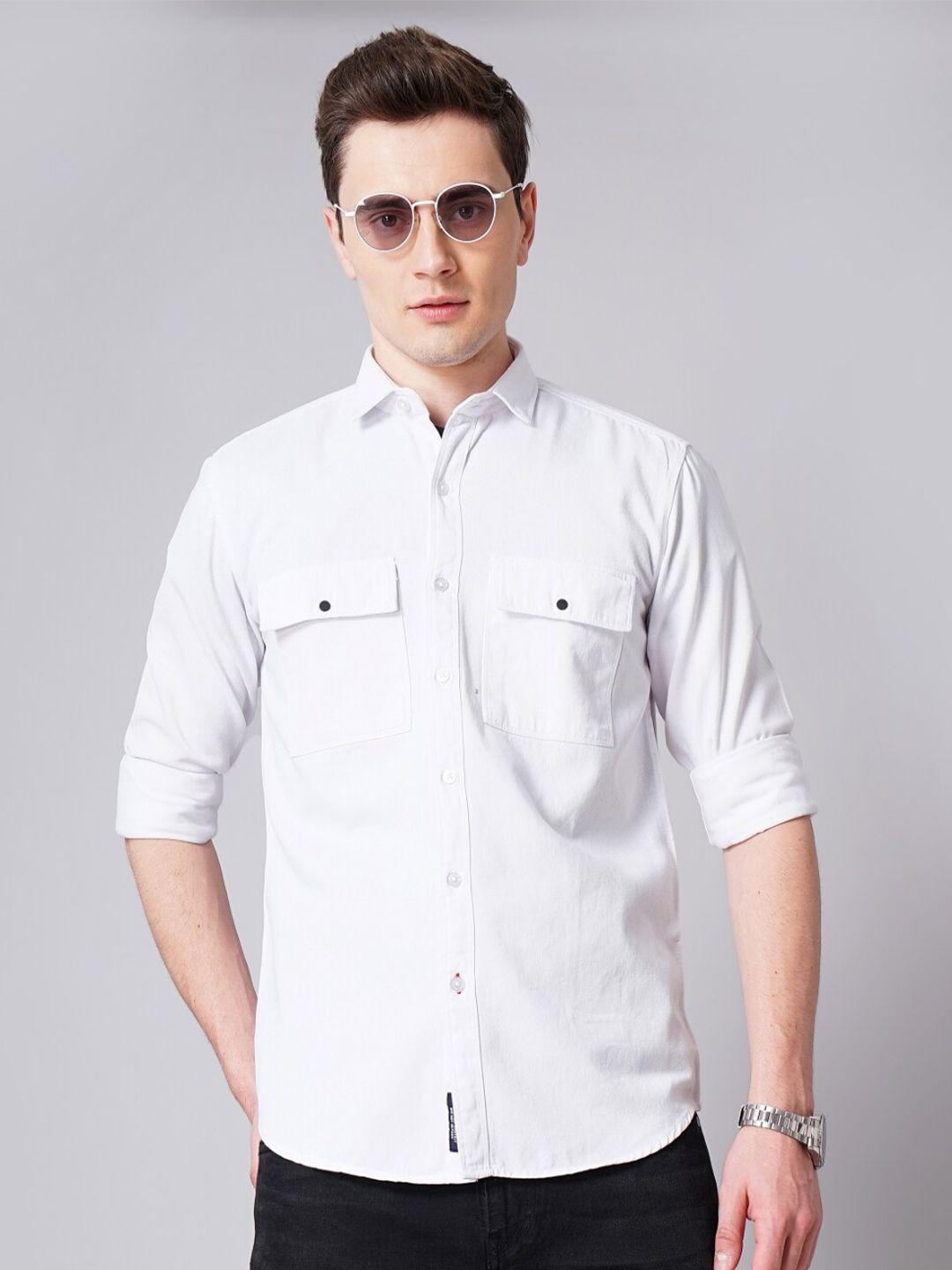 paul street standard slim fit cotton casual shirt