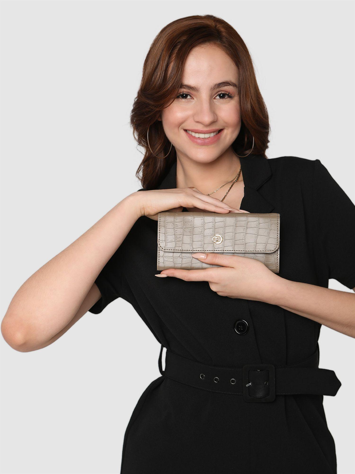 paula wallet taupe