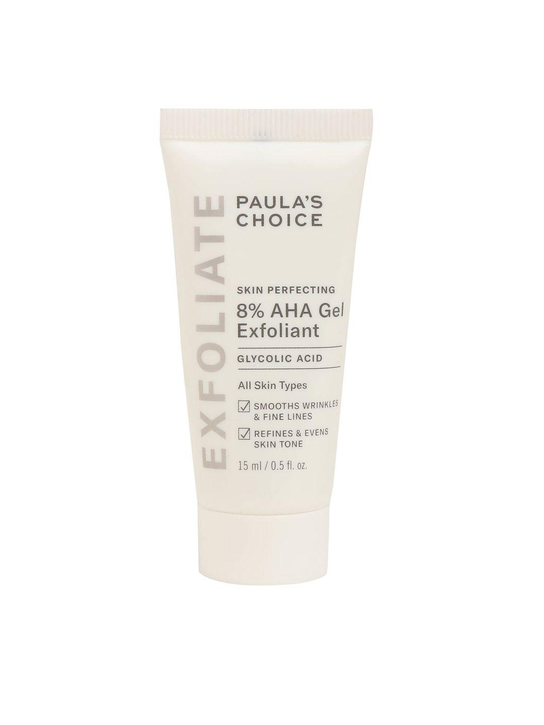 paulas choice glycolic acid skin perfecting 8% aha gel exfoliant 15 ml