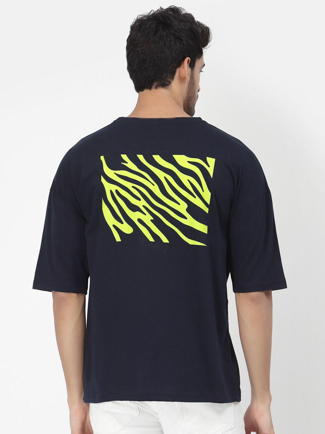 pause sport abstract printed cotton t-shirt