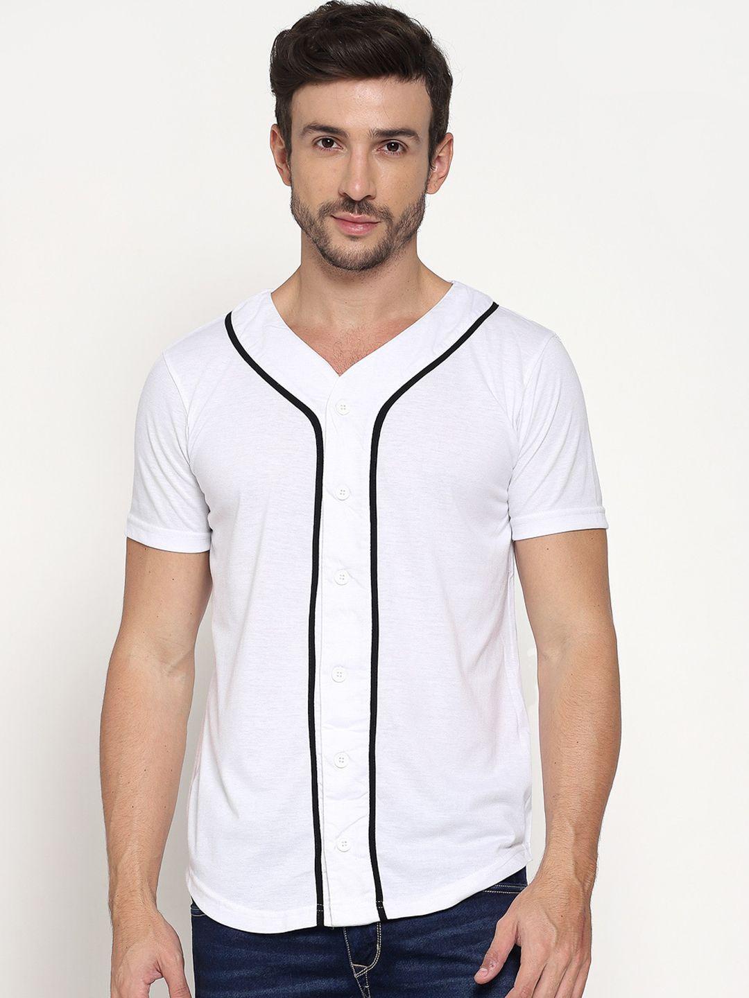 pause sport men white casual shirt