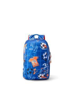 pazzo+ polyester zip closure backpack - blue