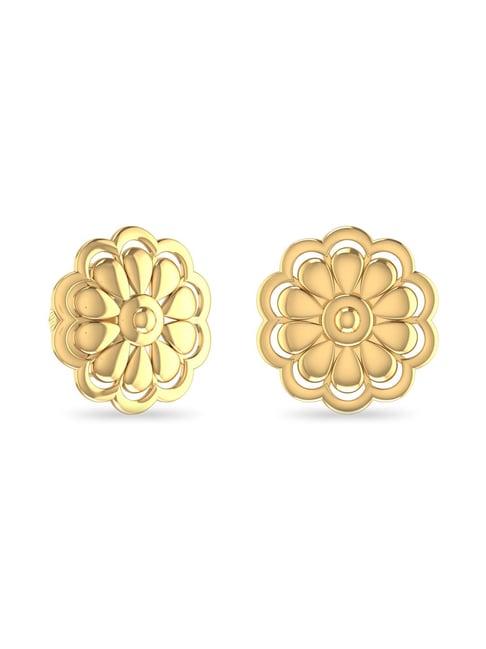 pc jeweller 22k gold the jyena earrings for women