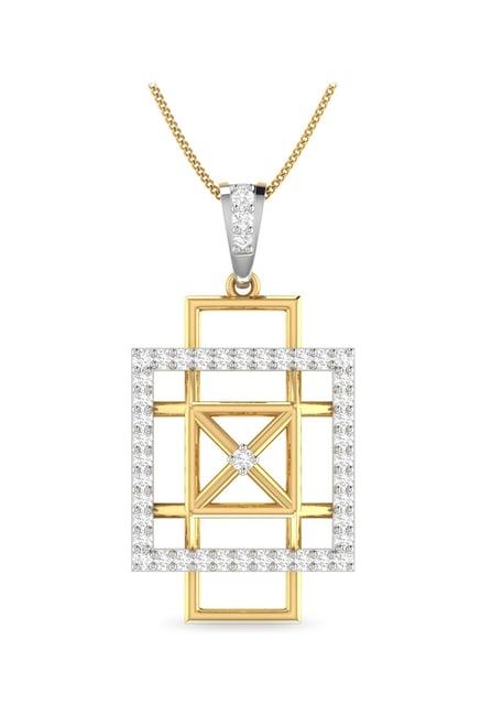 pc jeweller akshya 22 kt gold pendant without chain